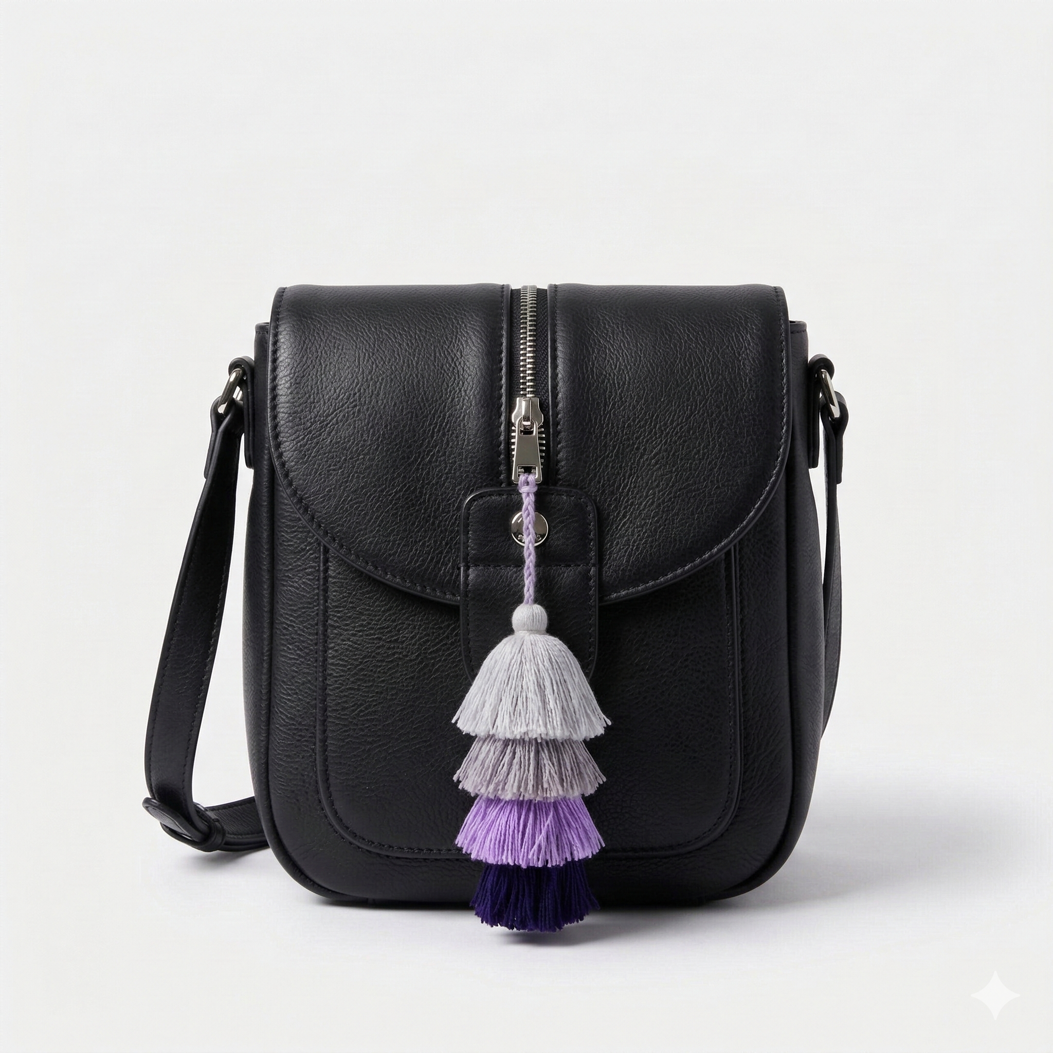 Waterfall Tassel Zipper Pull | Colorful Handmade Charm from Mexico