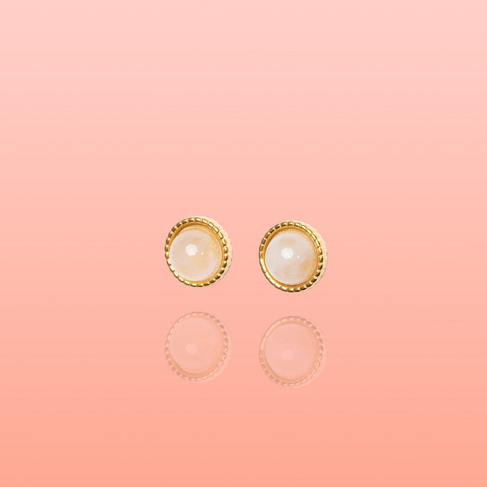 Pendientes Maria Rose Cuarzo Impermeables