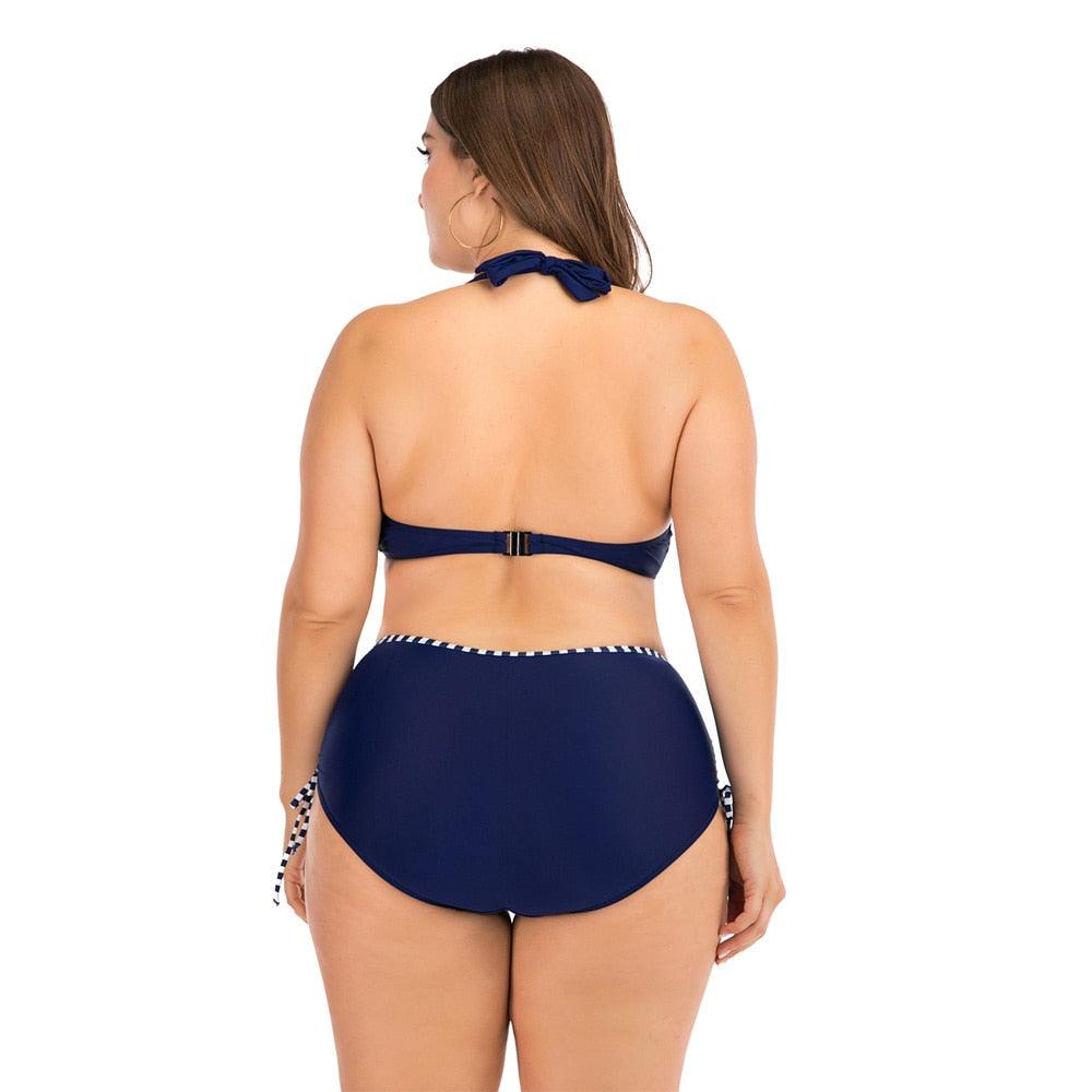 Women Push Up Bikini Sets Swimwear Women Swimsuit Plus Larges Size Bathing Swimming Suits Beachwear Women's Swimsuits Halter Push Up Bikini Two Piece Bathing Suits Women Plus Size Bikini