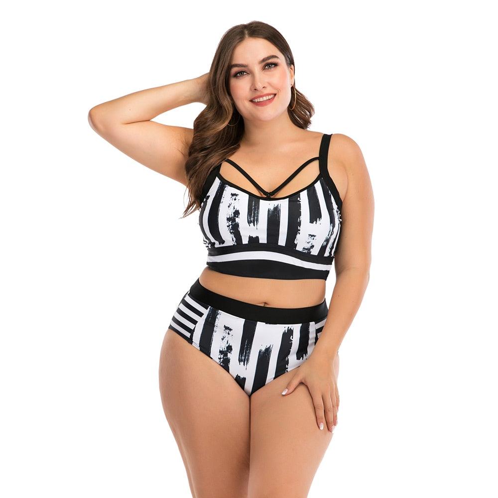 Women Push Up Bikini Sets Swimwear Women Swimsuit Plus Larges Size Bathing Swimming Suits Beachwear Women's Swimsuits Halter Push Up Bikini Two Piece Bathing Suits Women Plus Size Bikini
