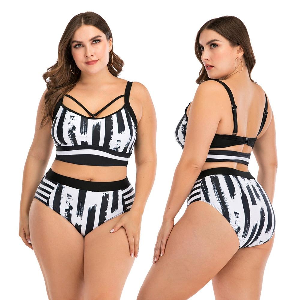 Women Push Up Bikini Sets Swimwear Women Swimsuit Plus Larges Size Bathing Swimming Suits Beachwear Women's Swimsuits Halter Push Up Bikini Two Piece Bathing Suits Women Plus Size Bikini