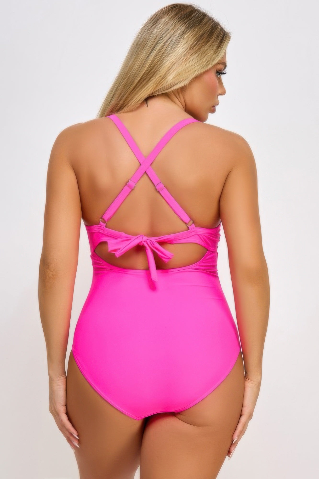 Women's Swimsuit with Cut-Out Design in Pink