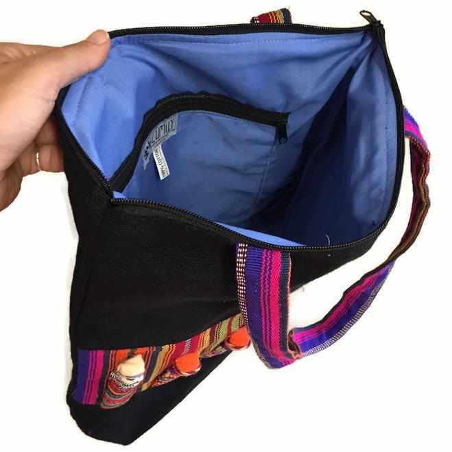 Bolso tote tejido multiusos con muñeca quitapenas - Guatemala