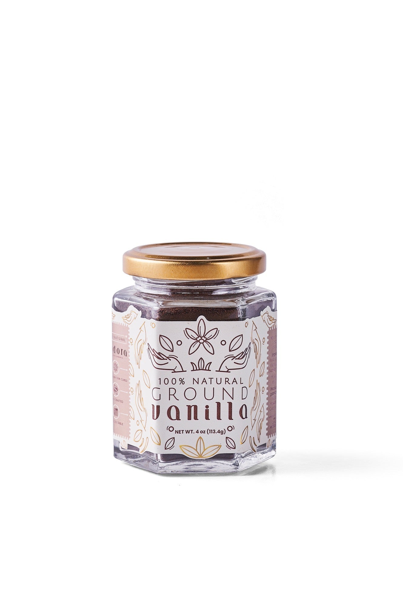 Ground Vanilla Bean Powder – Tahitian, Ecuadorian Grown