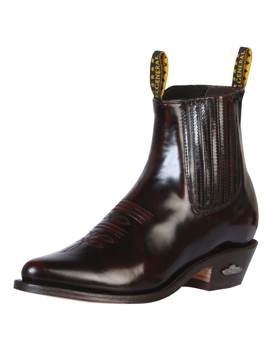 El General Cowboy Ankle Boot – Chameleon Wine – Style 179