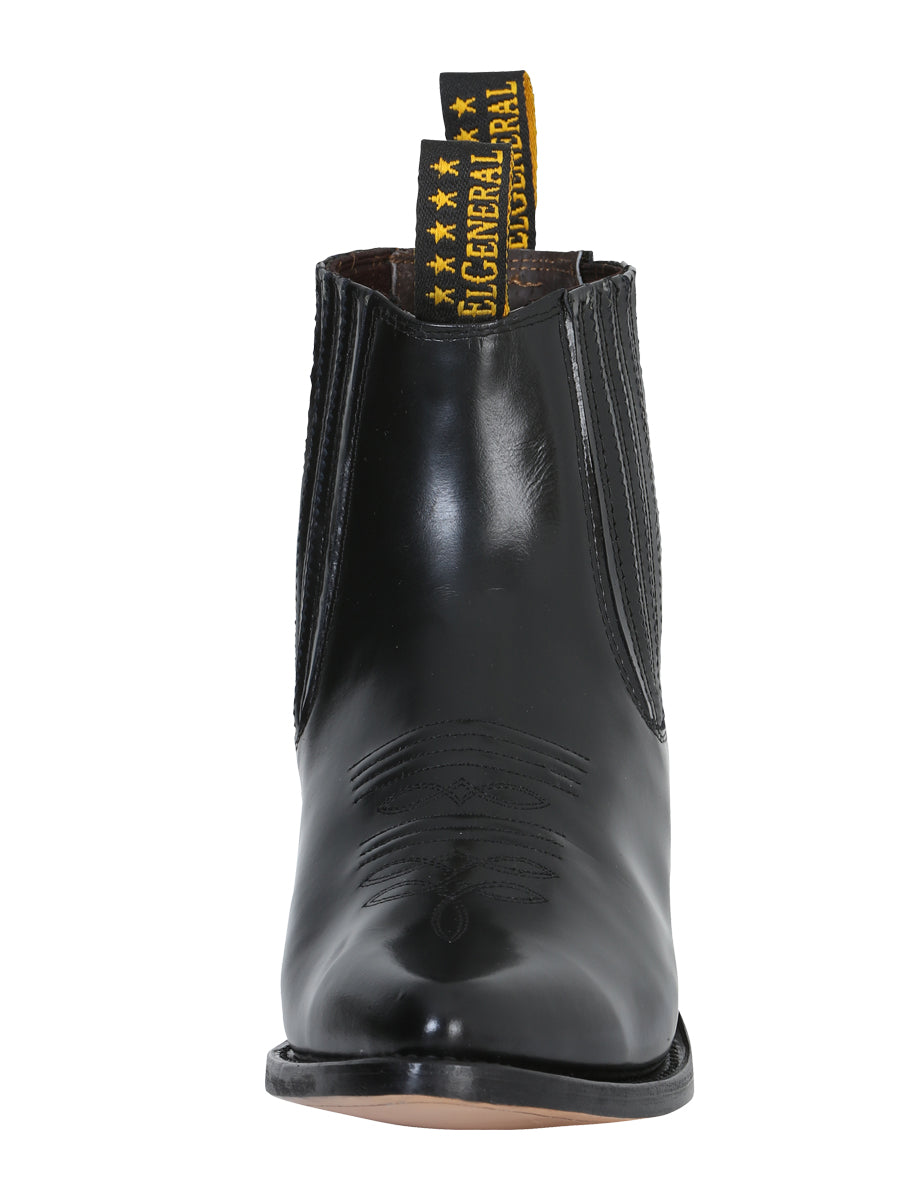 El General Ankle Cowboy Boot – Black Chameleon – Style 181