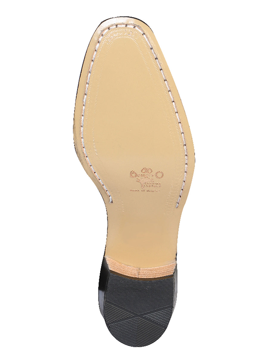 El Besserro Men's Dress Boot- Black Leather 199