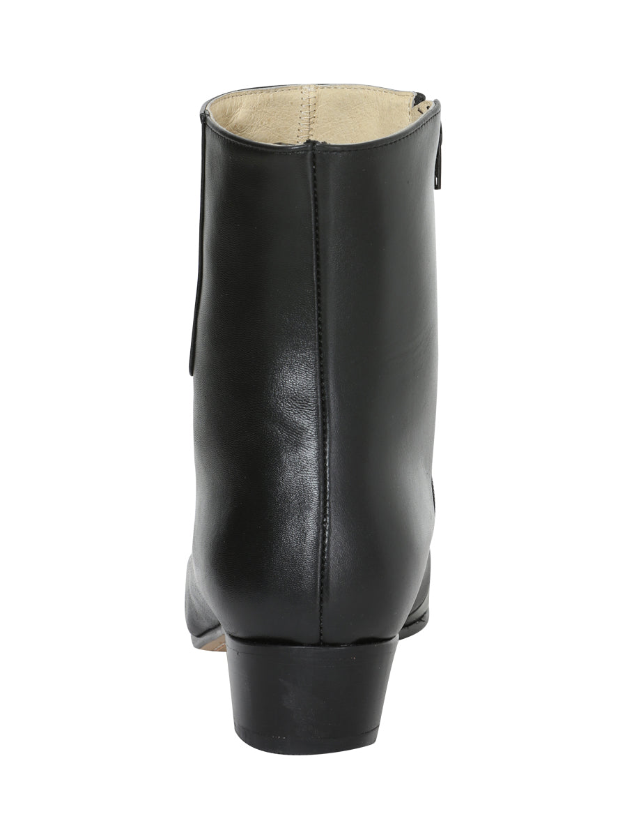 El Besserro Men's Dress Boot- Black Leather 199