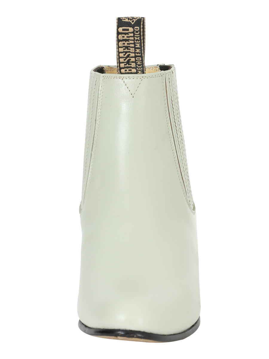 El Besserro Charro Boot – Bone Leather – Style 201