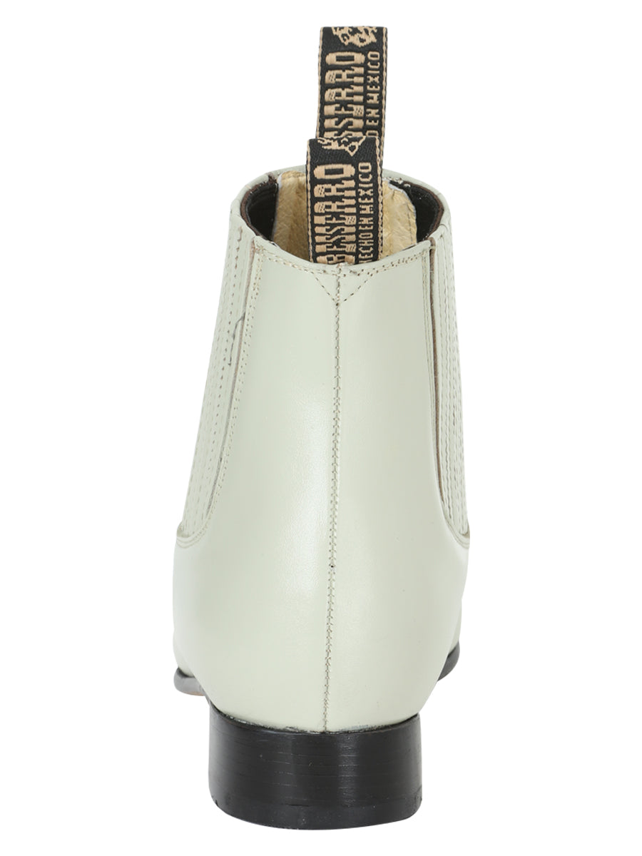 El Besserro Charro Boot – Bone Leather – Style 201