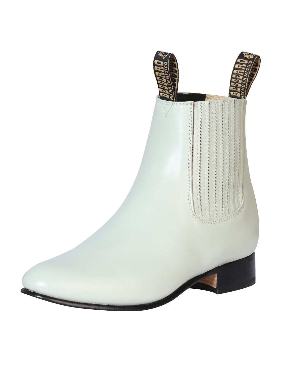 El Besserro Charro Boot – Bone Leather – Style 201