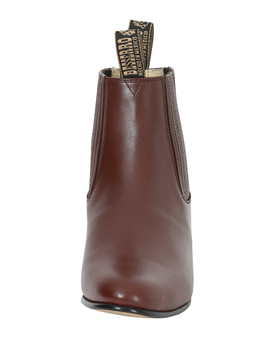 El Besserro Charro Boot – Wine Leather – Style 202