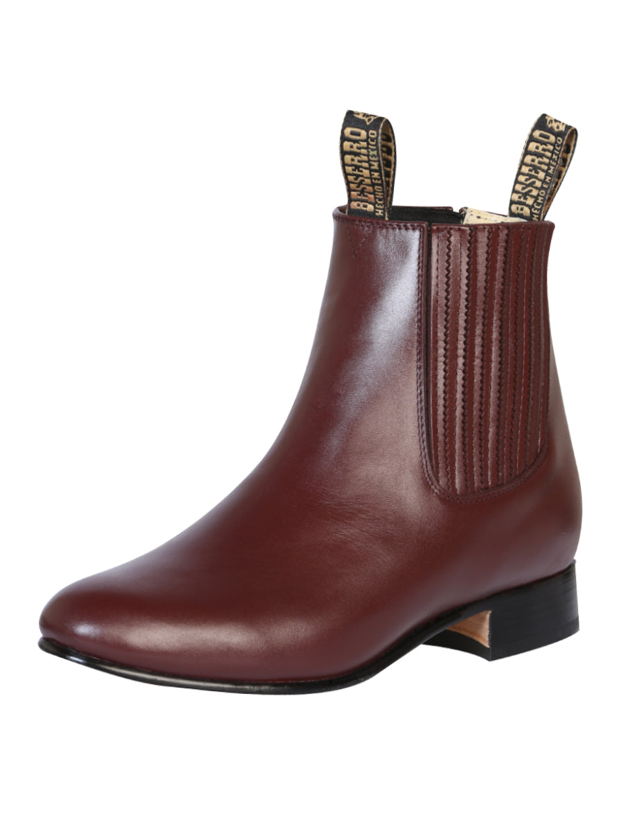 El Besserro Charro Boot – Wine Leather – Style 202
