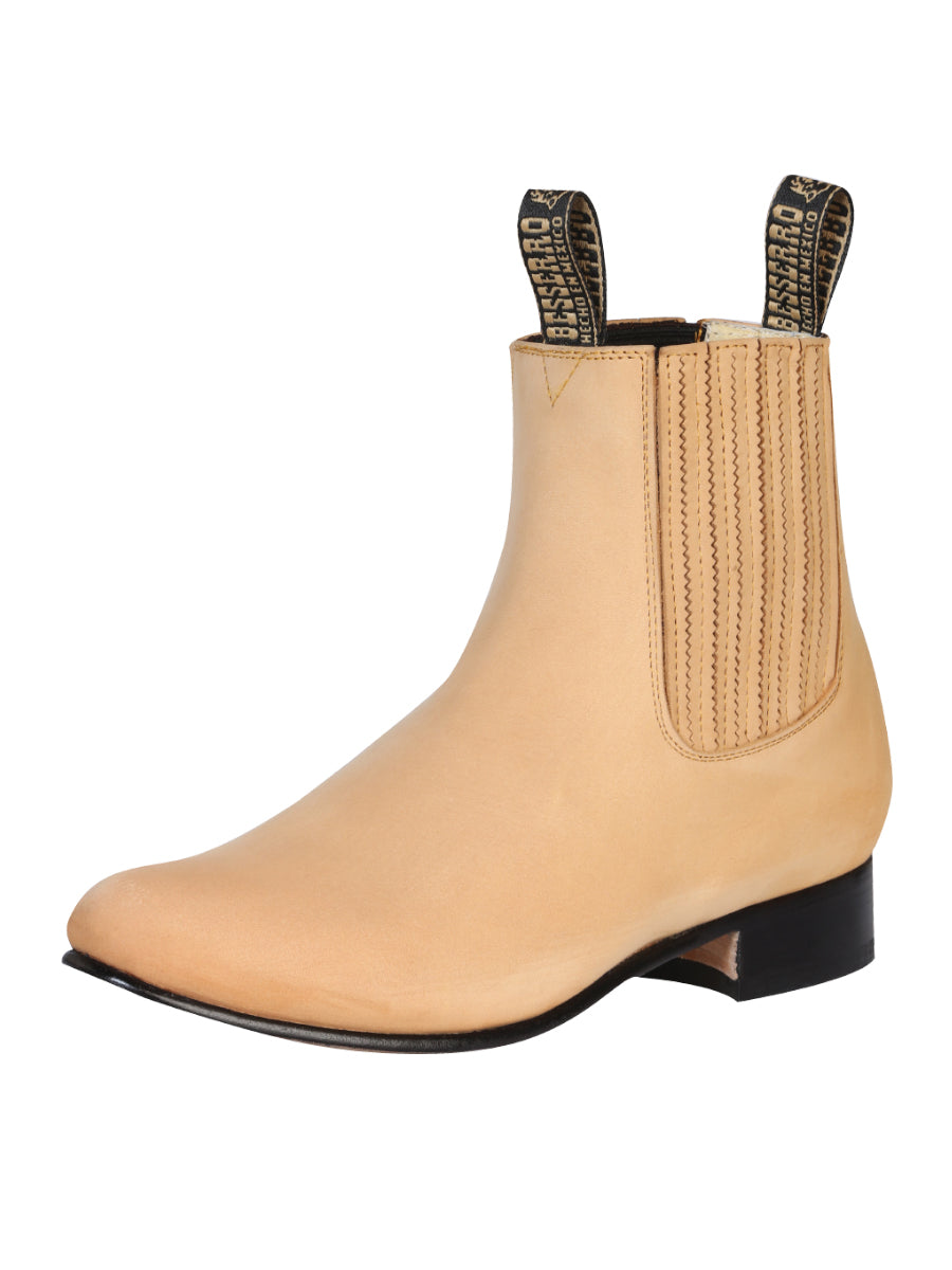 El Besserro Charro Boot – Nubuck Honey – Style 203