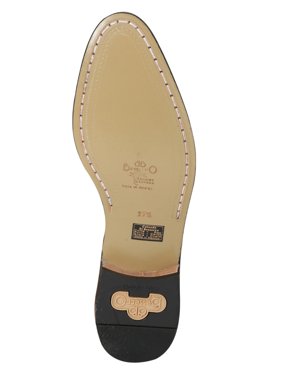 El Besserro Charro Boot – Nubuck Camel – Style 204