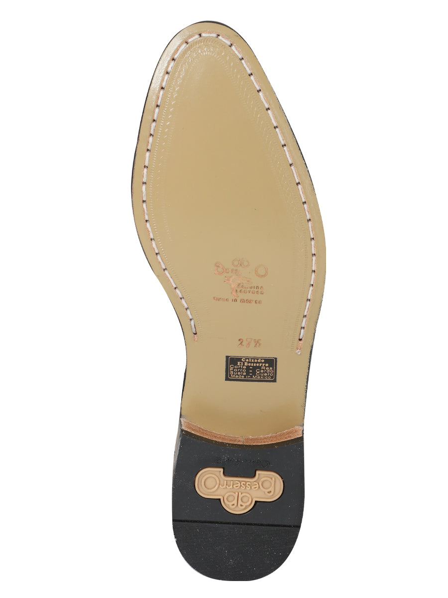 El Besserro Charro Boot – Nubuck Bone – Style 205