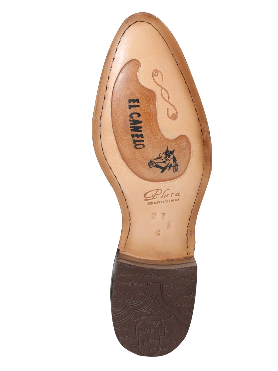 El Canelo Charro Ankle Boot – Oyster – Style 233
