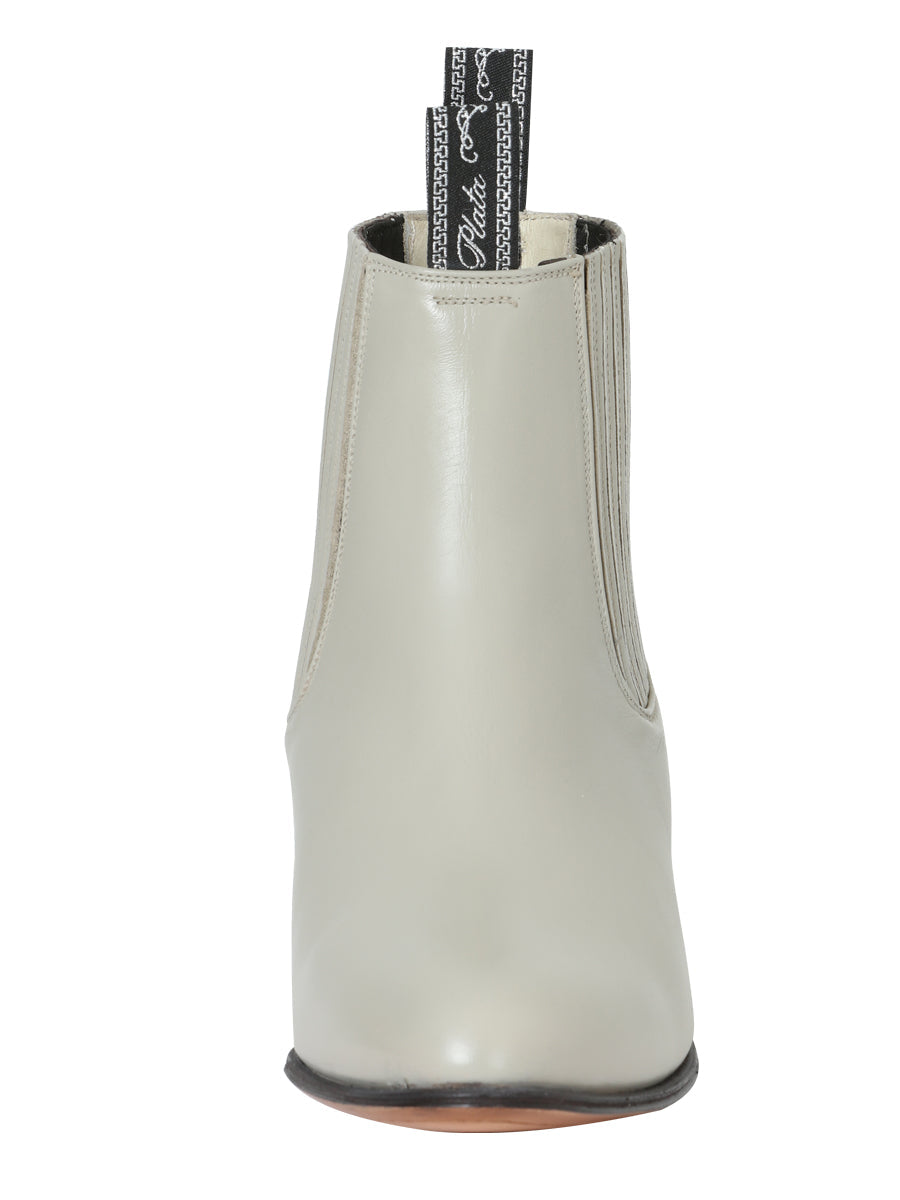 El Canelo Charro Ankle Boot – Oyster – Style 233