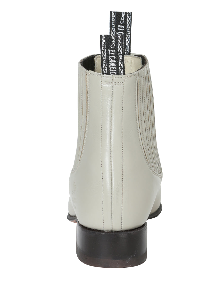 El Canelo Charro Ankle Boot – Oyster – Style 233