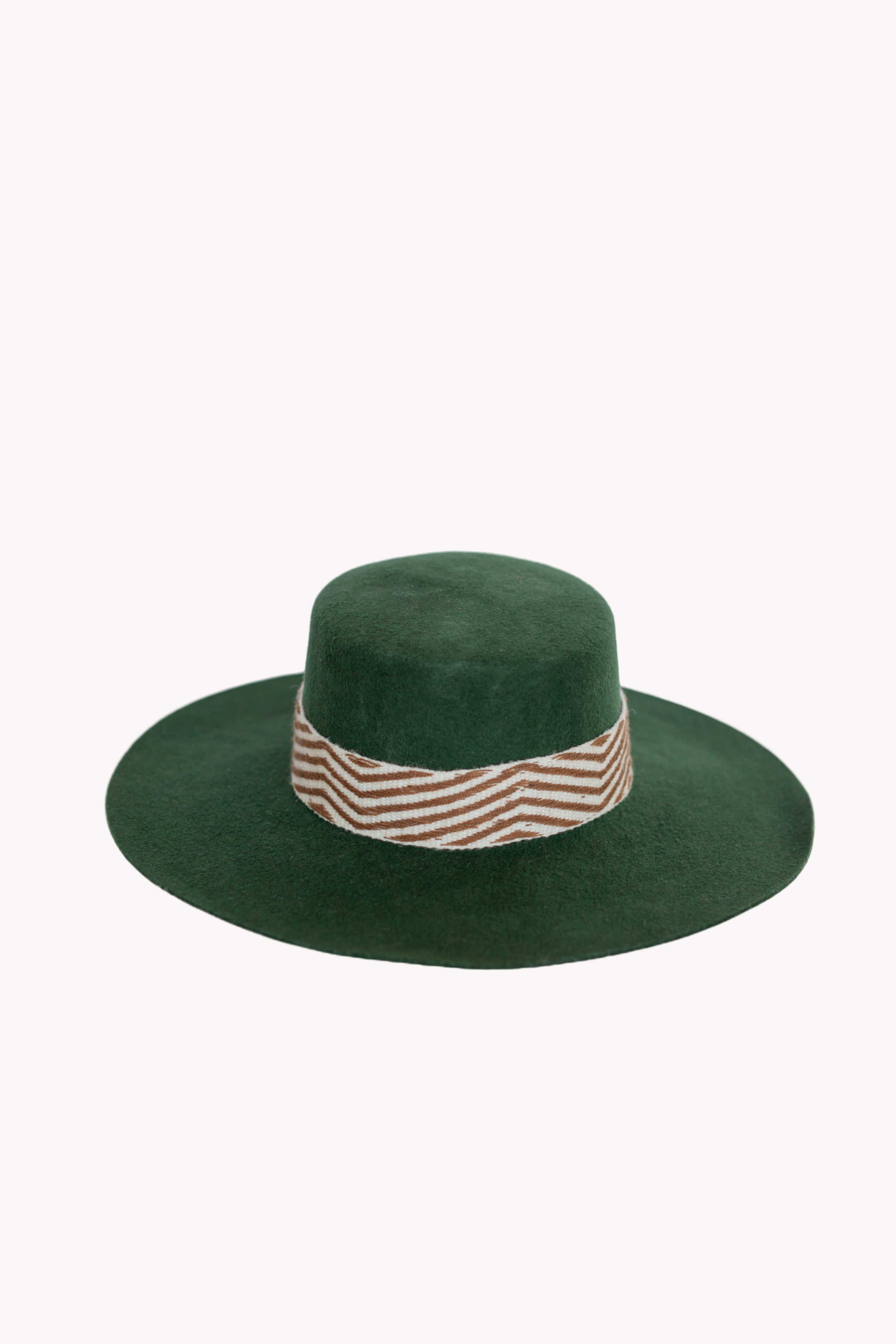 Sombrero español verde caza