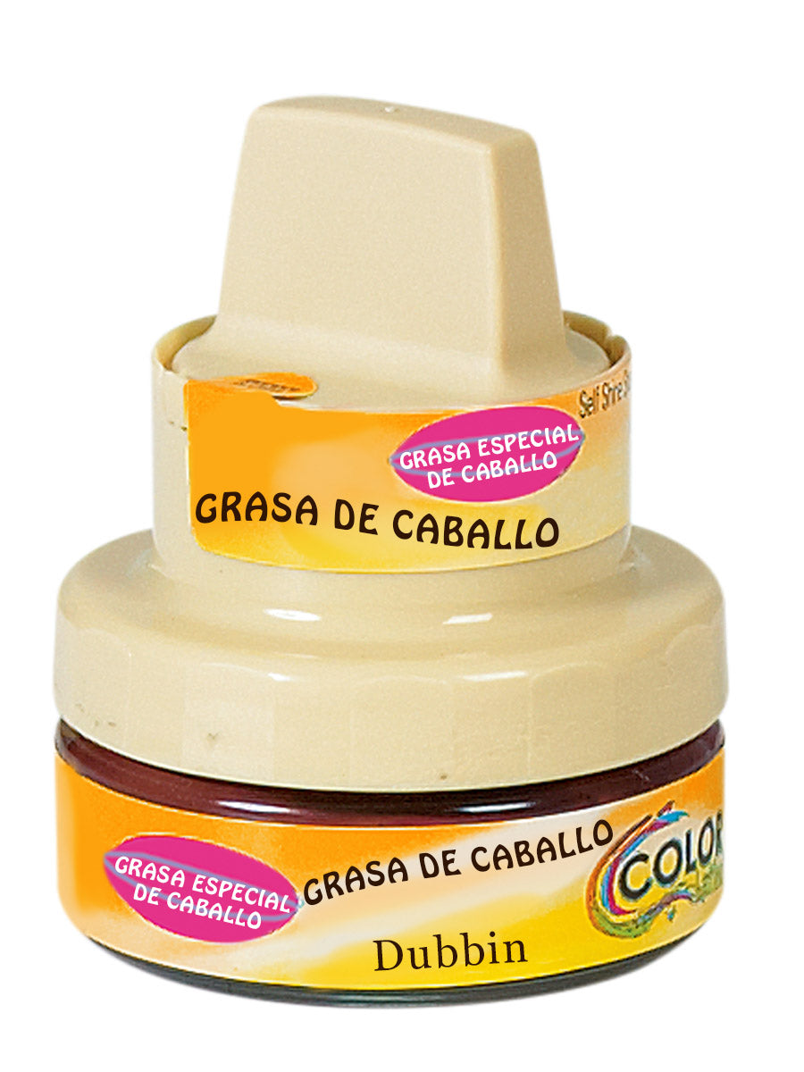 Grasa de Caballo Leather Cleaner Ointment with Sponge Applicator 19776