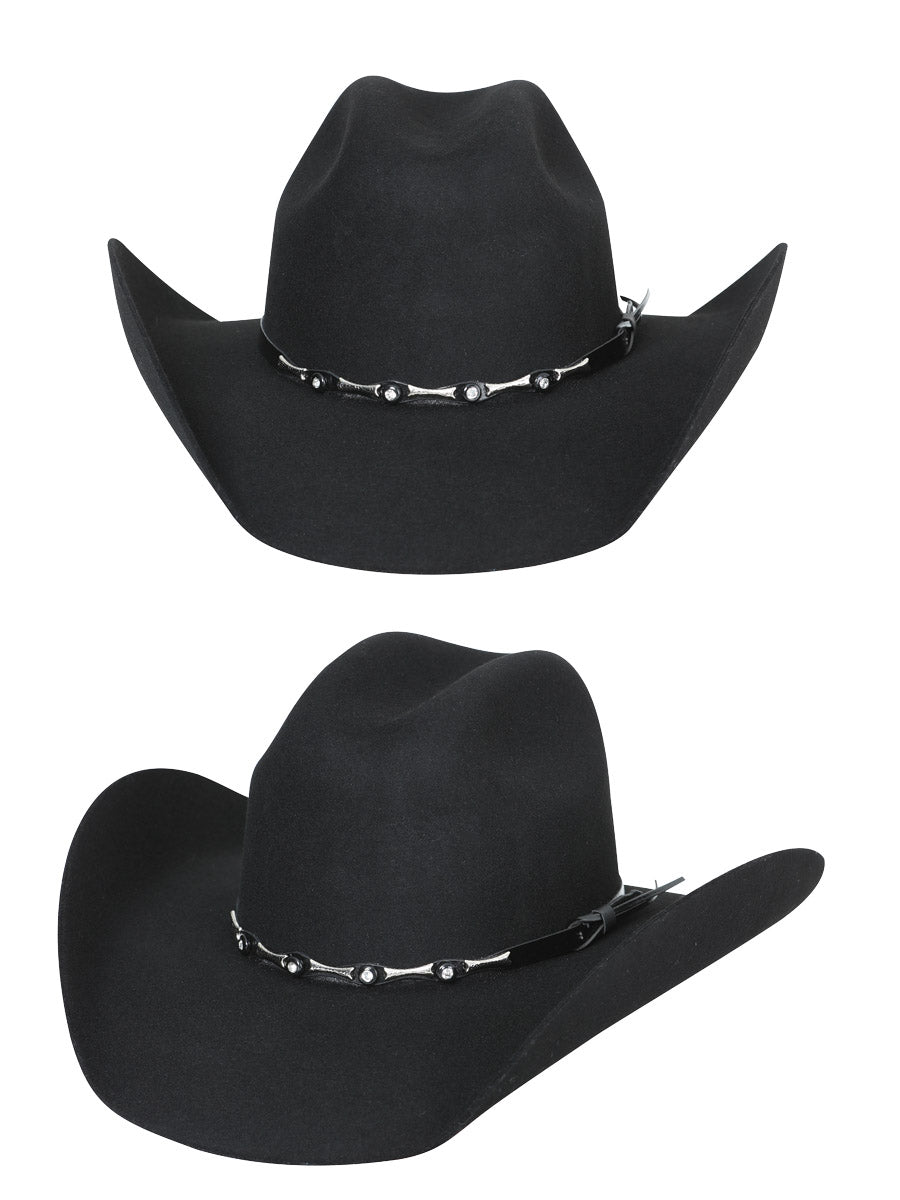 El General 50X Wool Cowboy Hat – Black (Horma Toro) – Style 23075