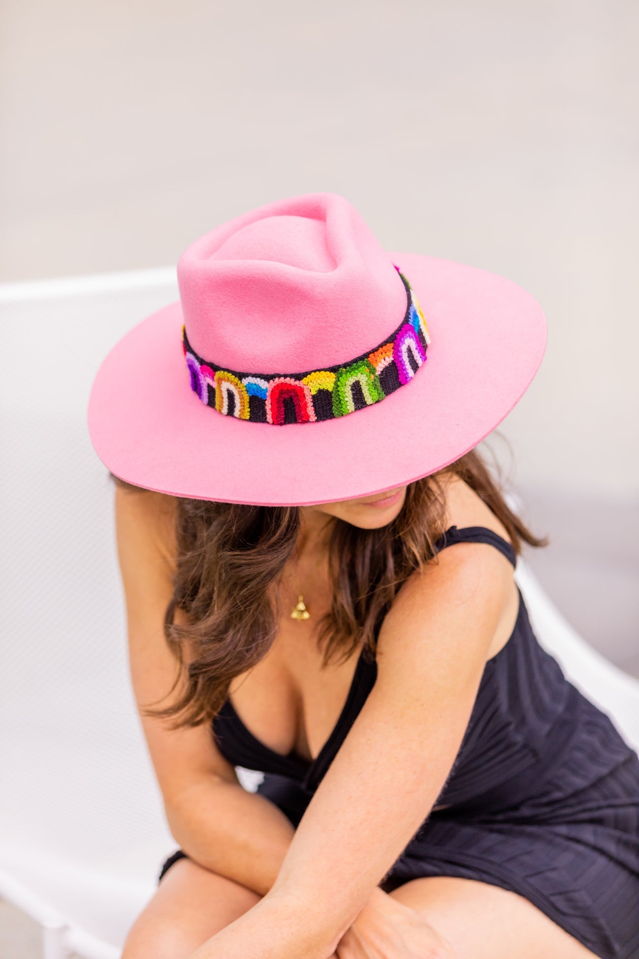 Sombrero Vaquero Rosa Chicle