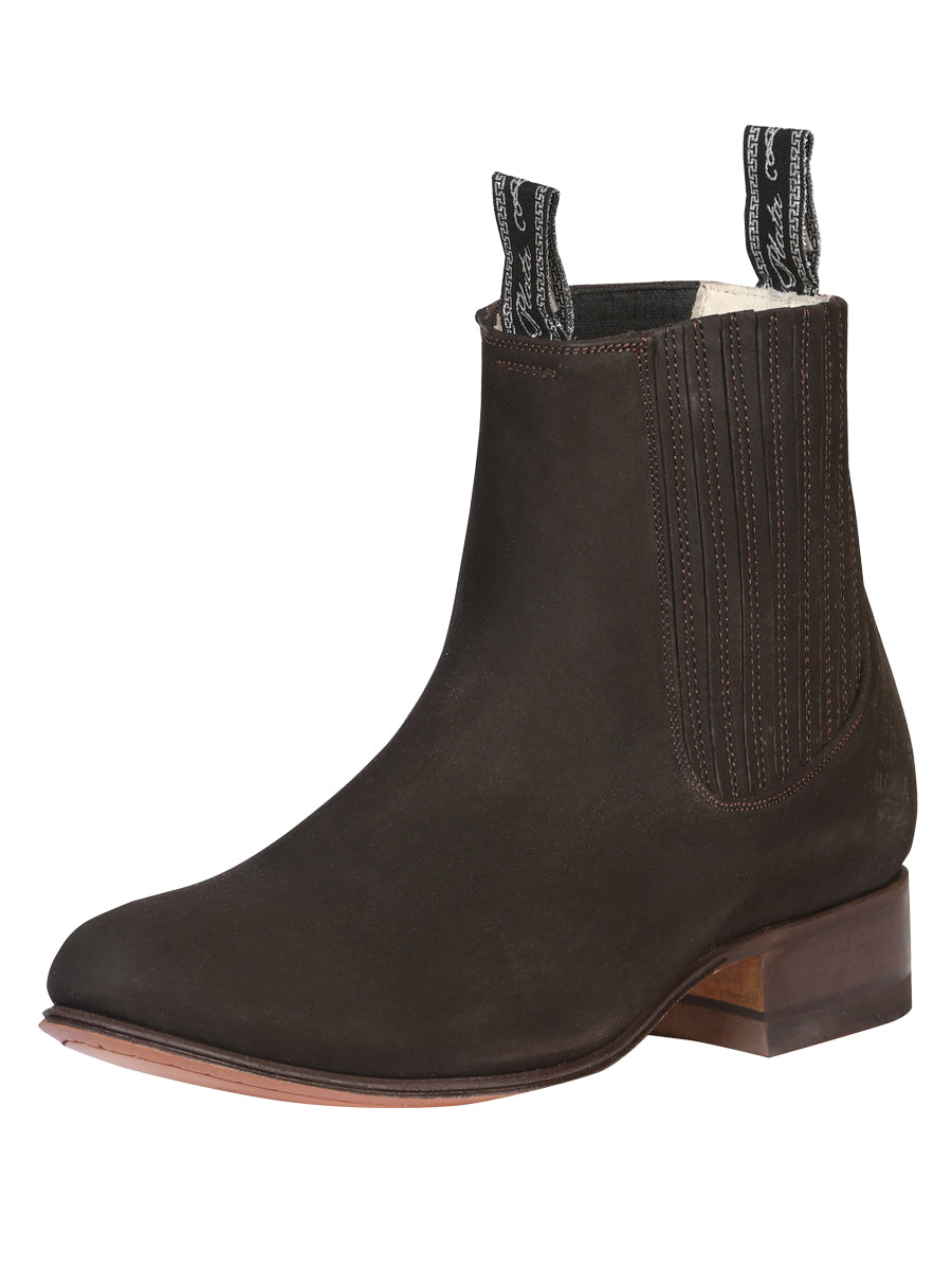 El Canelo Charro Ankle Boot – Nubuck Brown – Style 34291