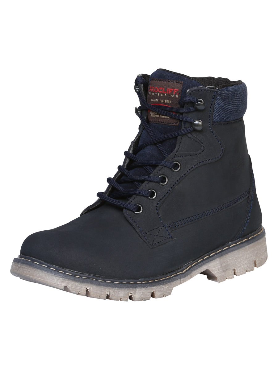 ProCliff Protection Women’s Lace-up Work Boot – Nubuck Blue – Style 35226