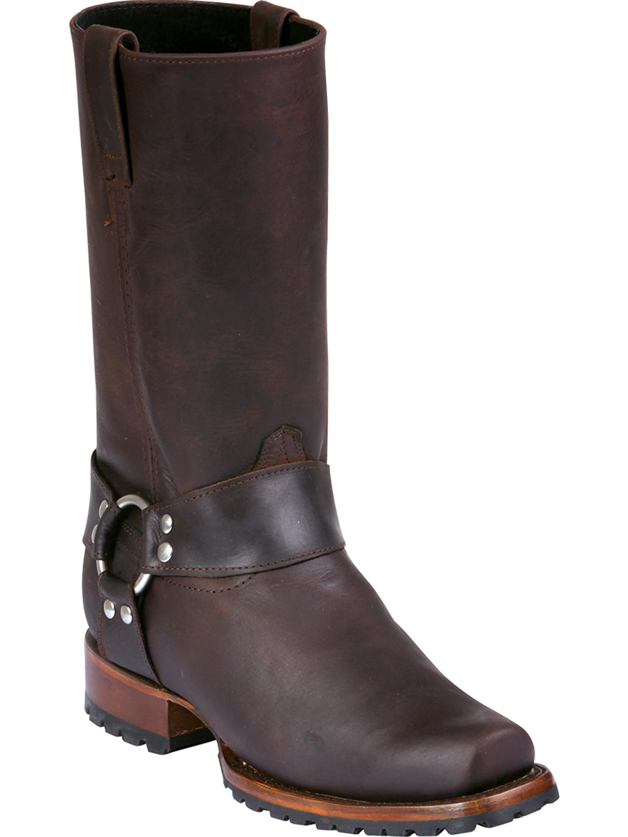 El General Men’s Biker Boot – Dark Brown – Style 40673