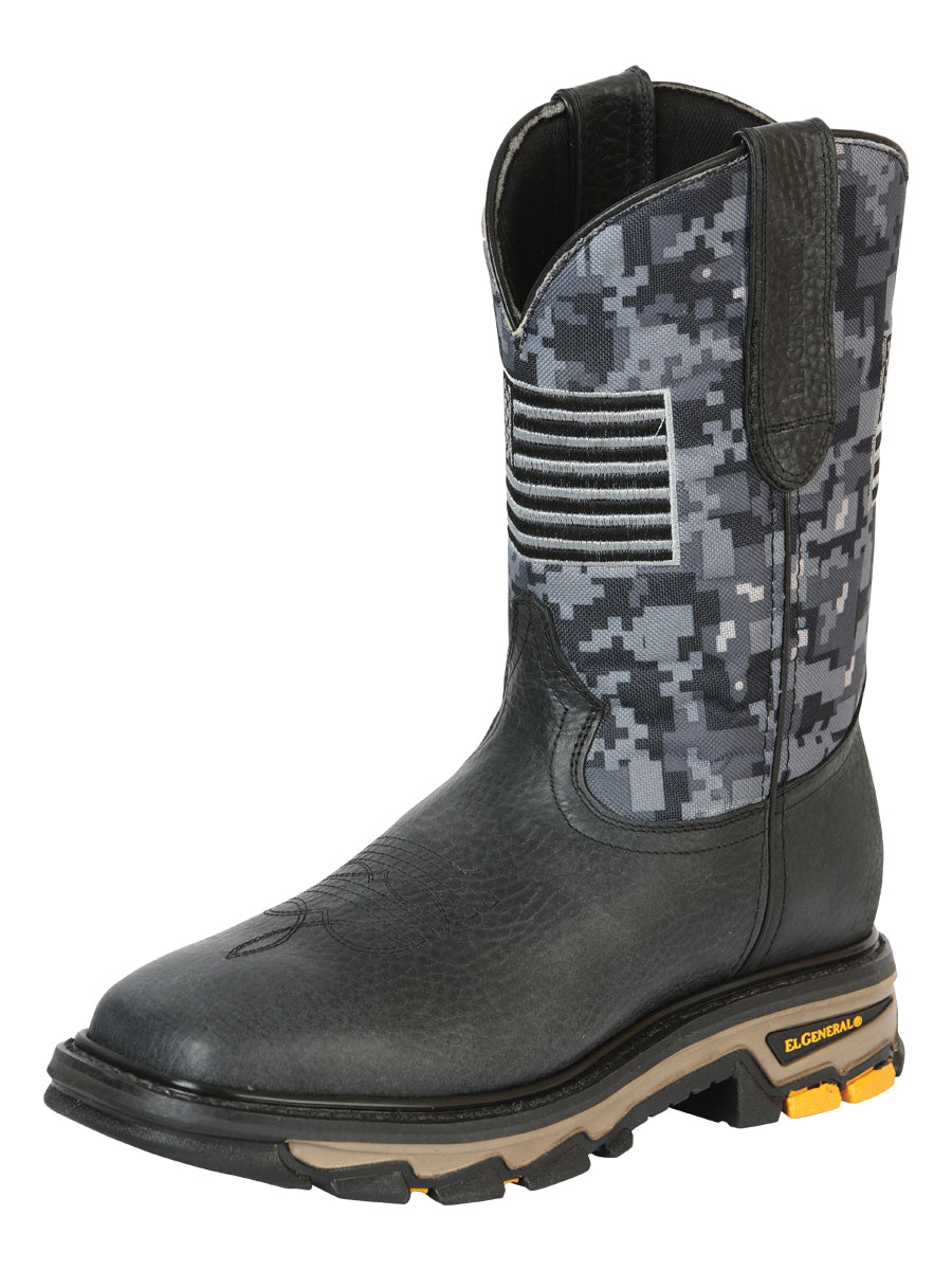 El General Men’s Work Boot - Bull Fight Leather - Black

 44756