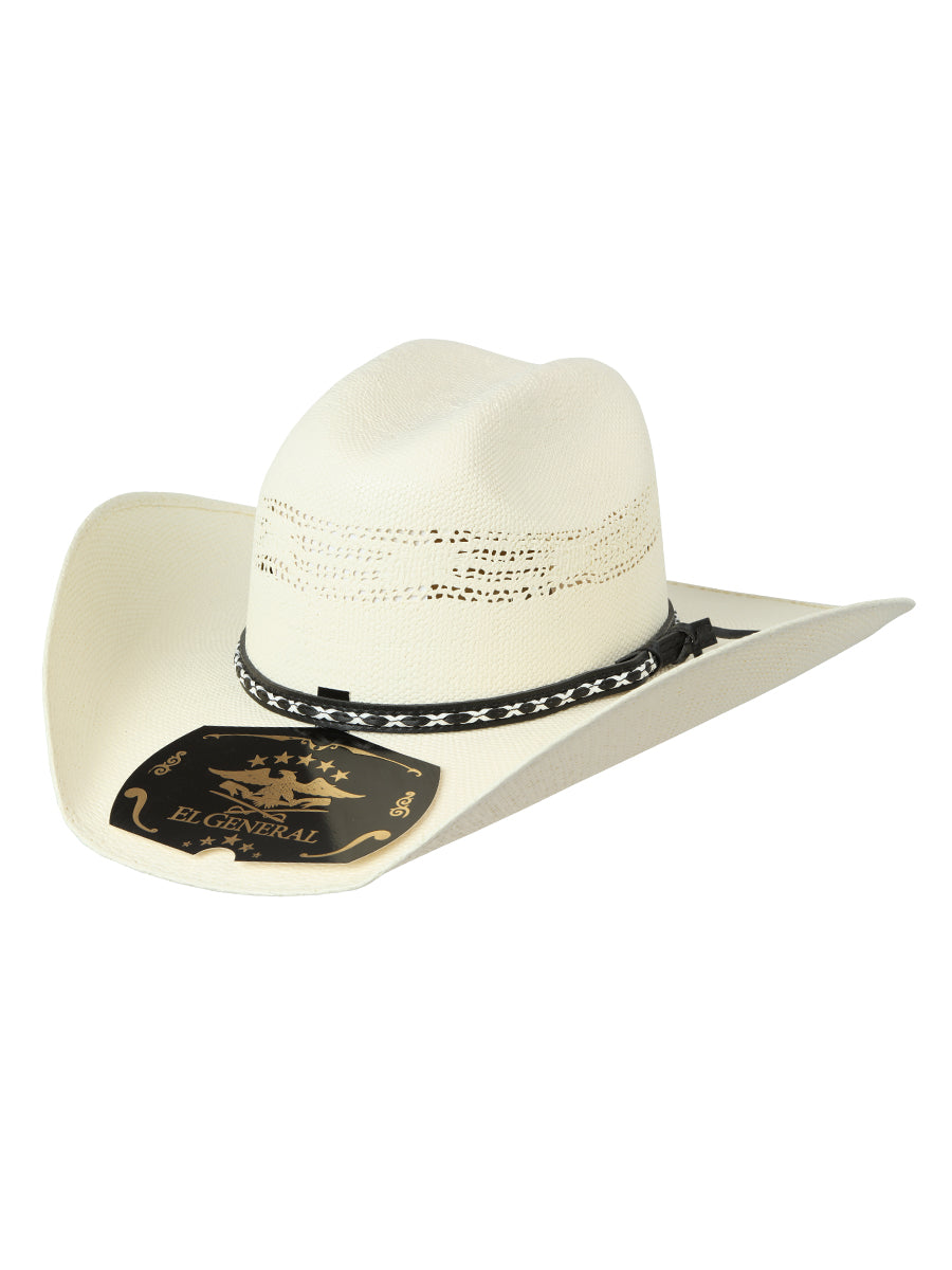 Men's El General 20X Palm Straw Western Hat - Bangora Toro 45763