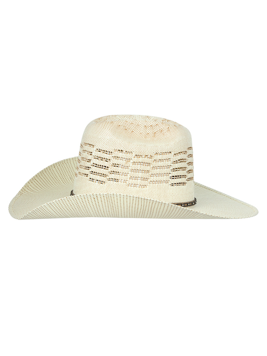 Men’s El General 20X Bangora Western Hat Ringers Crown - Ivory/Tan 45881