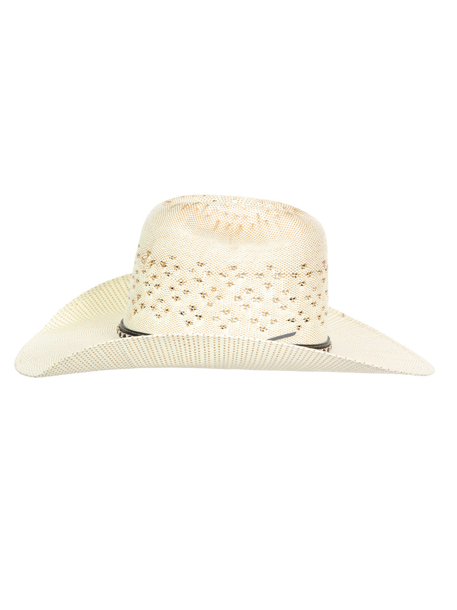 Men's El General 20X Palm Straw Western Hat - Bangora Ringers 45882