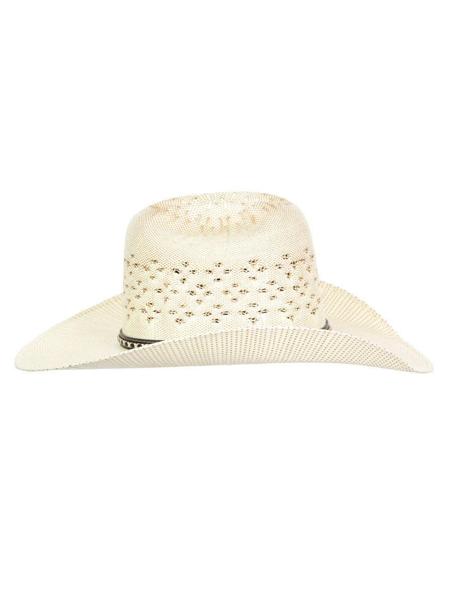 Men's El General 20X Palm Straw Western Hat - Bangora Ringers 45882