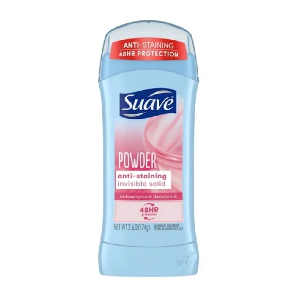 Desodorante antitranspirante Suave Invisible Solid en polvo (73 g)
