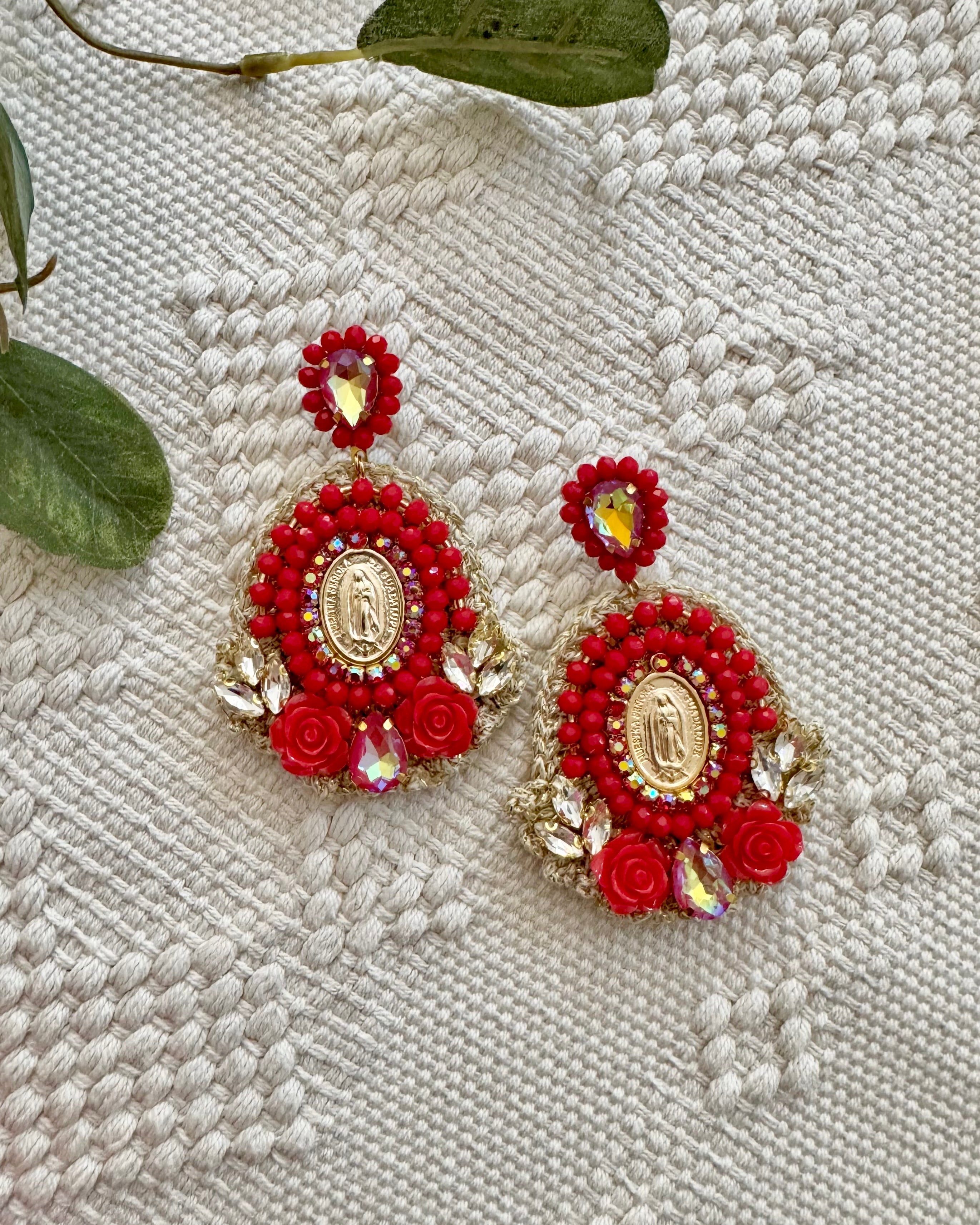 Earrings crochet  “Milagrosa”