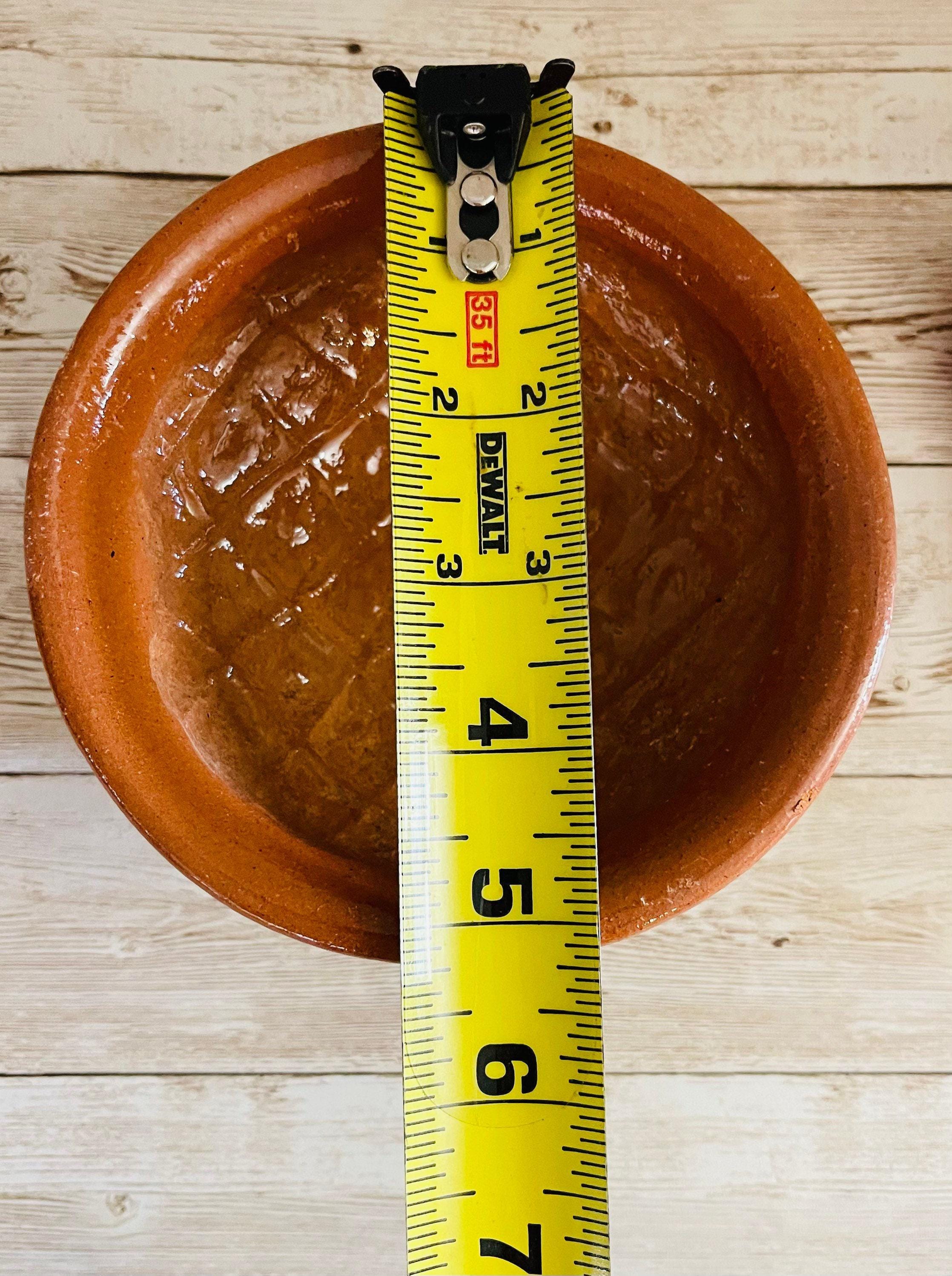 Authentic Mexican Molcajete with Spoon Molcajete Mexicano de Barro con Cuchara