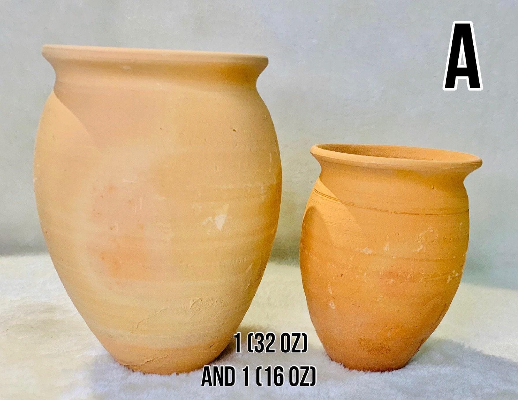 Cantaritos de Barro Clay Cups 32 oz.