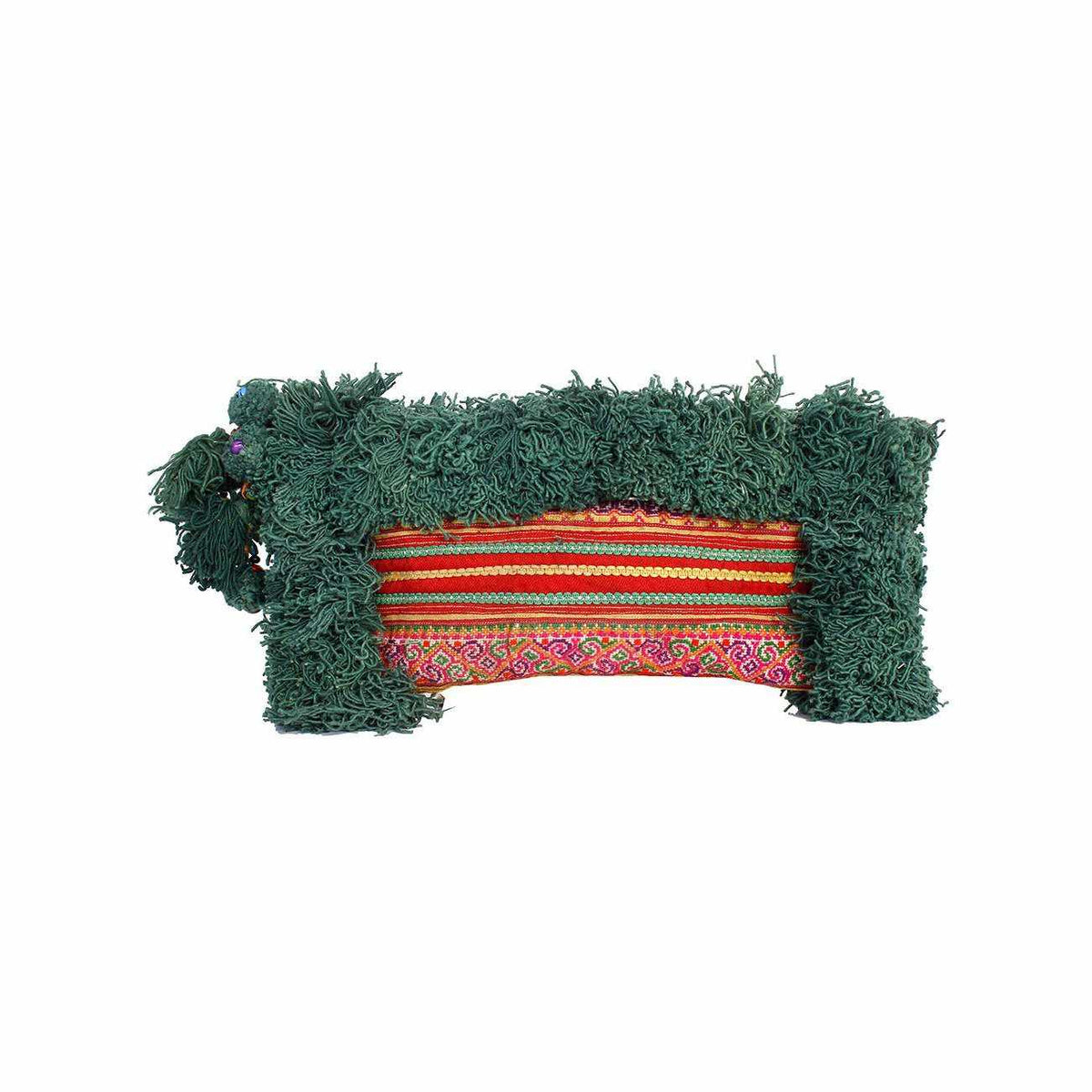 Hmong Textile Upcycled Jacket Sleeve Clutch Bag- Thailand