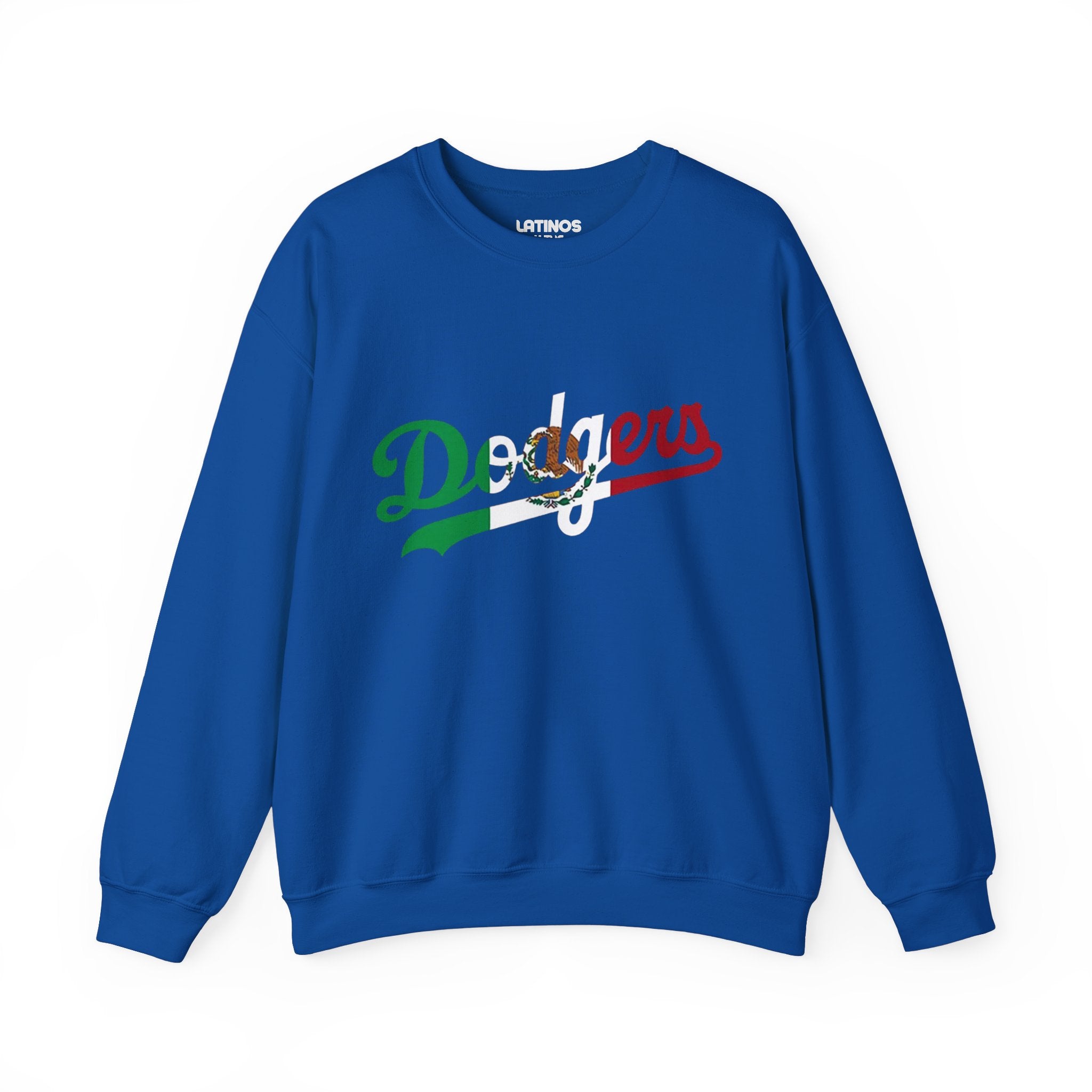 Sudadera Cuello Redondo Los Angeles Mexican Pride Dodgers | Serie Mundial 2025 Campeones LA Béisbol | Latino Divertido | 3 Colores