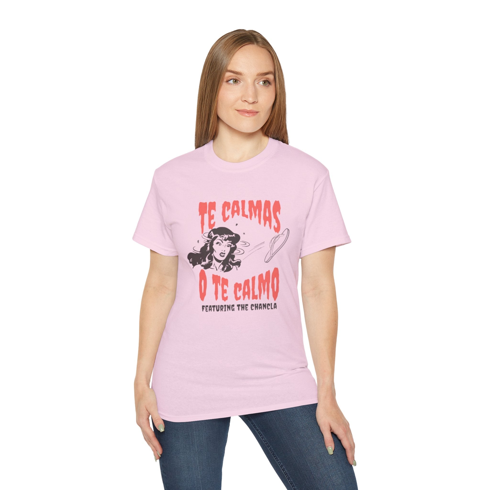 Te Calmas O Te Calmo Featuring The Chancla T-shirt | 4 Colors