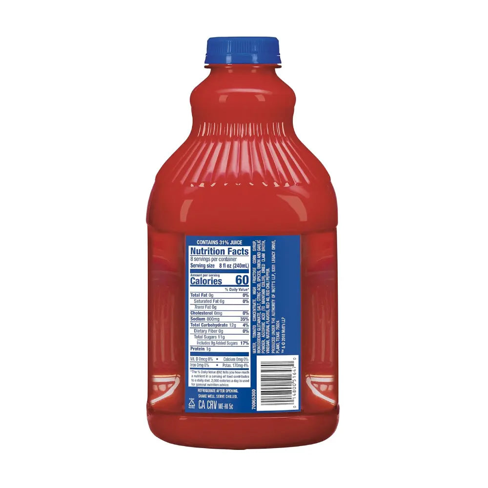 Coctel de tomate Clamato 32 oz