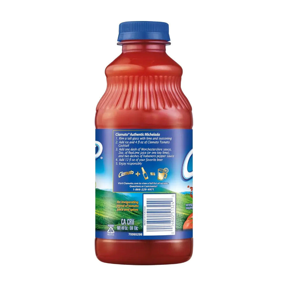 Clamato Tomato Cocktail Picante 32 oz
