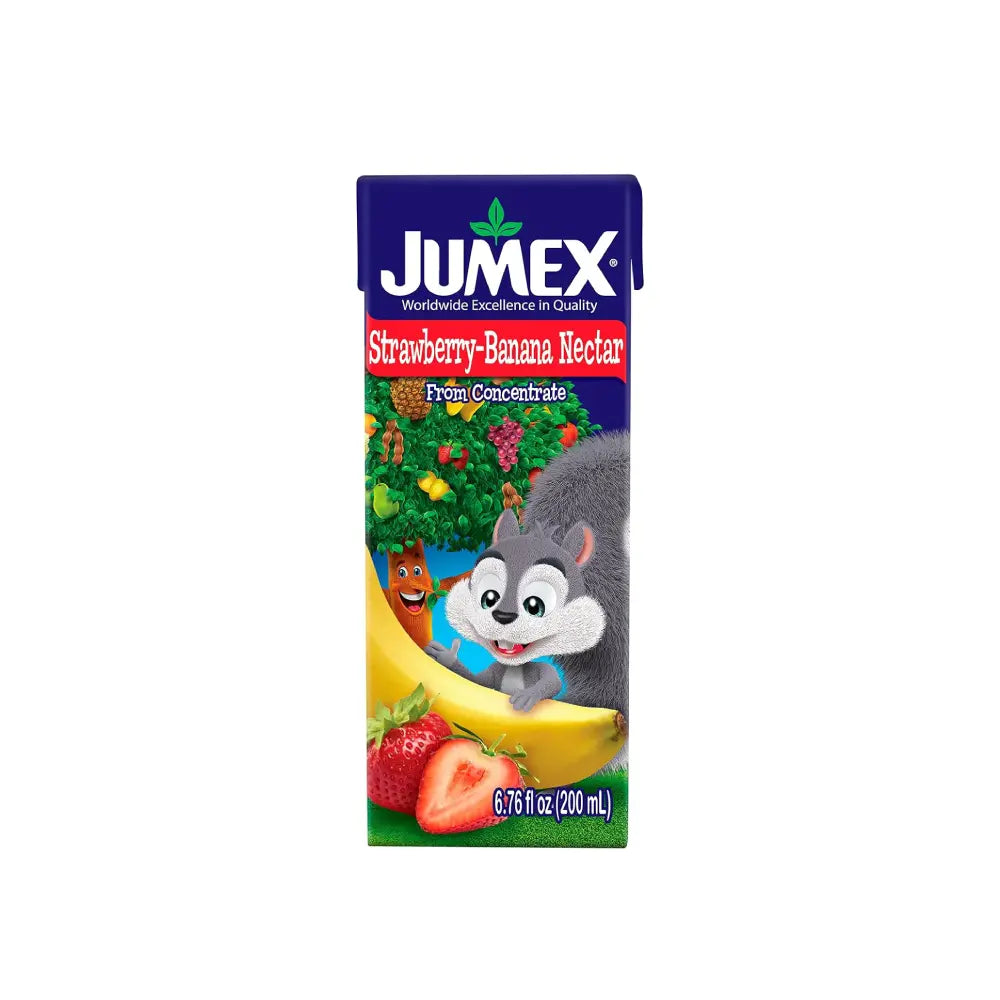 Jumex Mini Tetra 3un Néctar de Fresa y Plátano 200 ml
