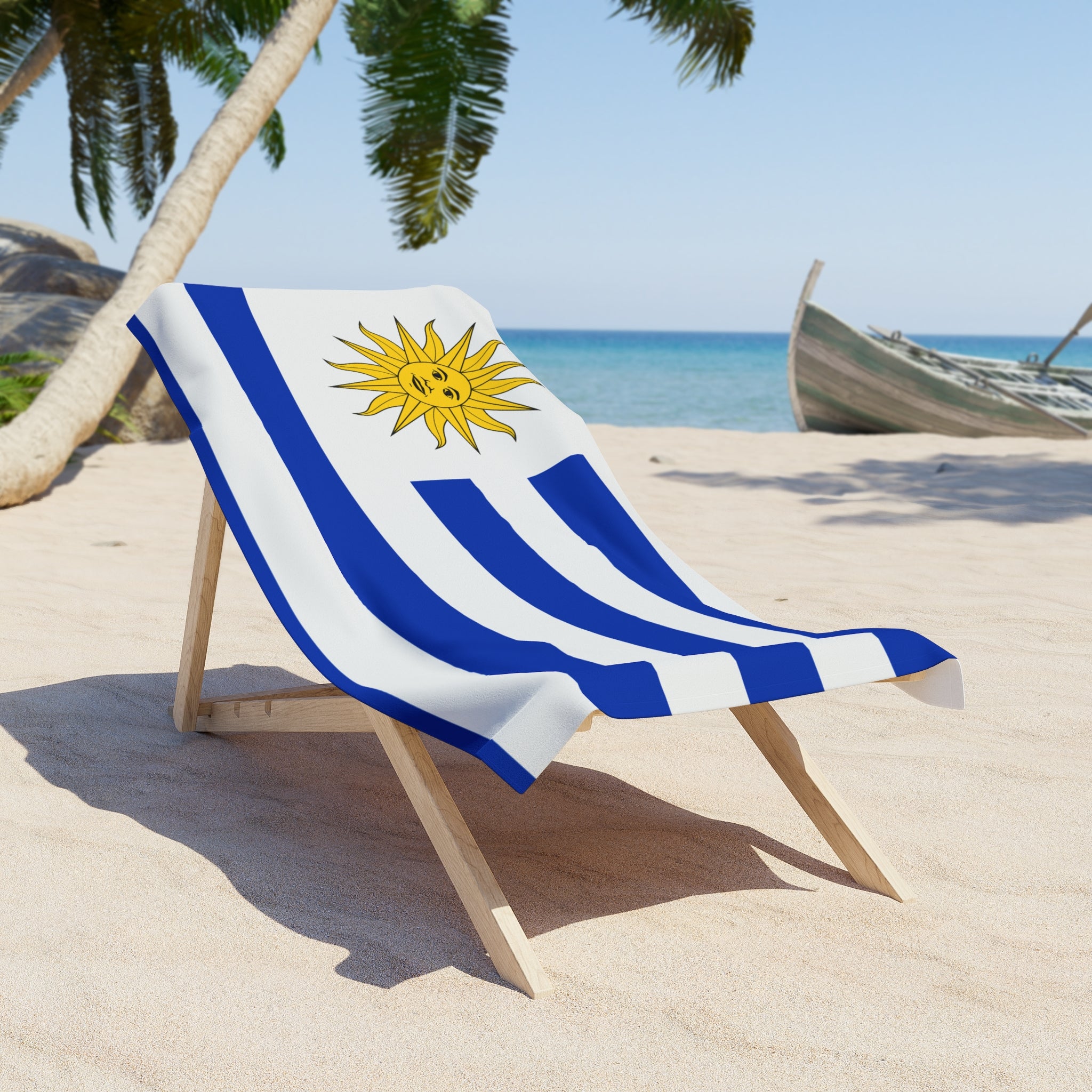 Uruguay Flag Beach Towel | Quality & Long Lasting - 2 Sizes | Uruguayan Pride | Gift for Uruguayans