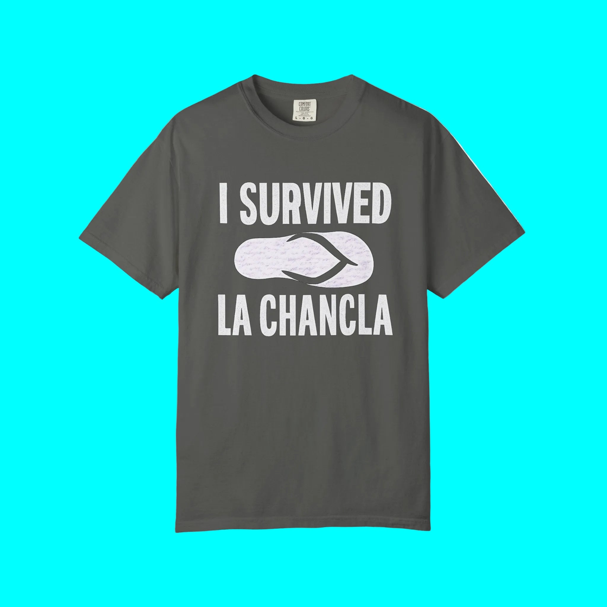 Camiseta Sobreviví a La Chancla | Diseño de Broma de Chancleta | 3 Colores