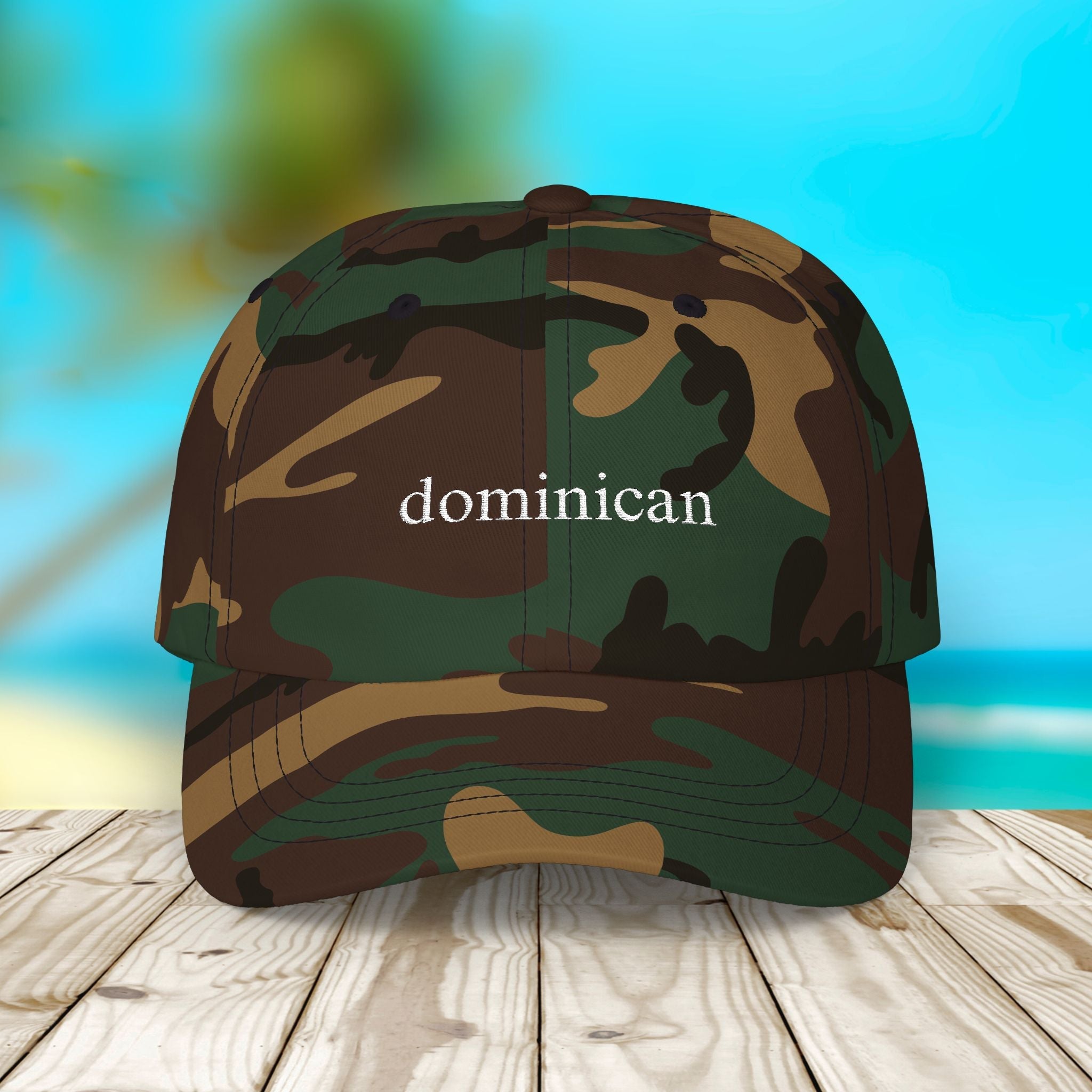 Dominican Embroidered Dad Hat