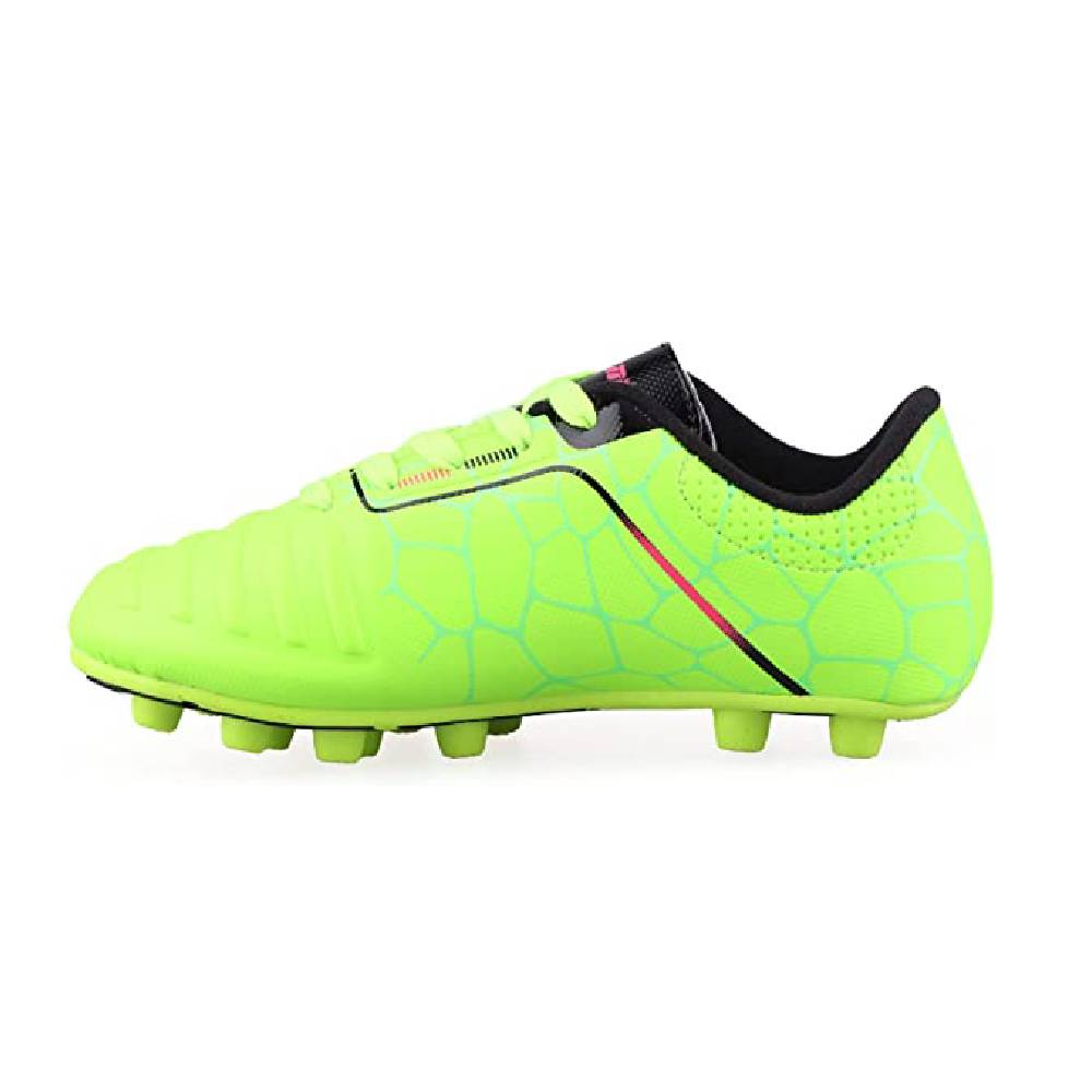 Catalina JR. Firm Ground Soccer Shoes-Green/Black/Fuschia