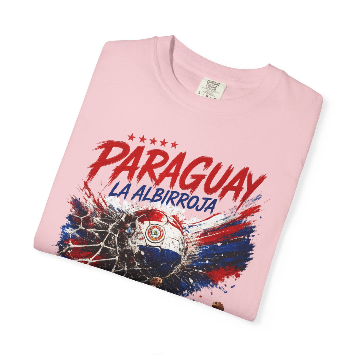 Viva Paraguay La Albirroja 2026 Soccer Fan T-shirt | World Knockout Rounds Viral Latino Tees | Heavyweight Cotton